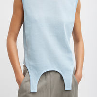 Crispy Sleeveless Sweater