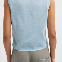 Crispy Sleeveless Sweater