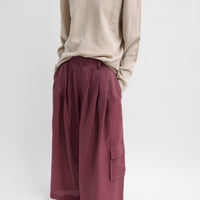 Cargo Triple Pleat Pant