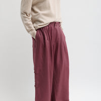 Cargo Triple Pleat Pant