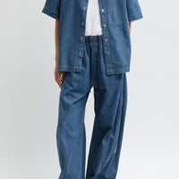 Summer Denim Camp Shirt