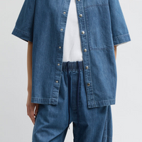 Summer Denim Camp Shirt