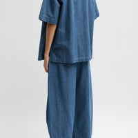 Summer Denim Camp Shirt