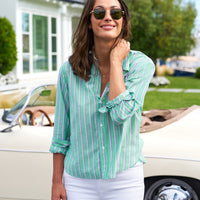 Silvio Striped Button-Up