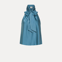 Silk Bow-tie Top