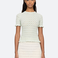 Rue S/S Sweater Mint