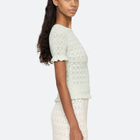 Rue S/S Sweater Mint