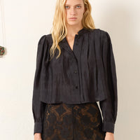 Ryle Onyx Silk Shirt
