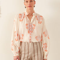 Poet Papaya Aster Top