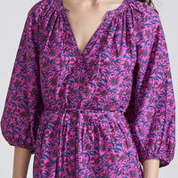 Palm Floral Mini Mitte Dress