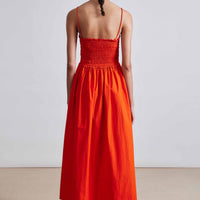 Porta Smocked Spaghetti Dress