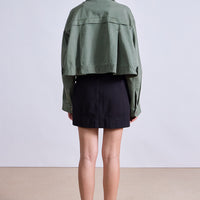 Cropped Trapeze Jacket