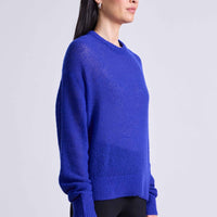 Tissue Weight Sweater Cobalt