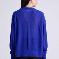 Tissue Weight Sweater Cobalt