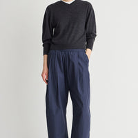 Sea Pleat Pant Navy