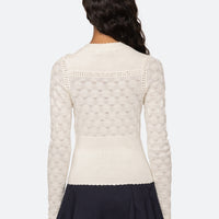 Mila Pointelle Sweater
