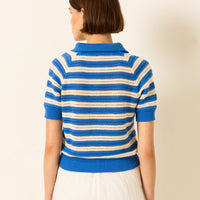 Lessi Nautical Crochet Top