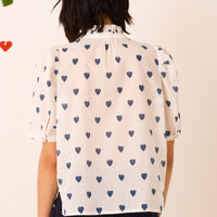 Winn Indigo Heart Shirt