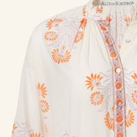 Poet Papaya Aster Top