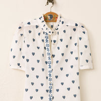 Winn Indigo Heart Shirt