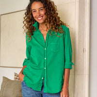 Eileen Kelly Green Button Up