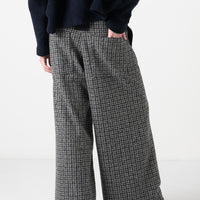 Geneva Wide Leg Check Trouser