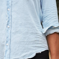 Barry Tattered Button Up