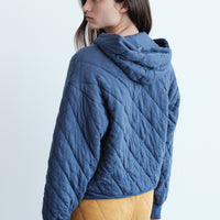 Quilted Zip Hoodie