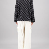 Cropped Outdoor Gingham Jacket