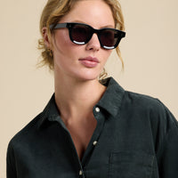 Nessa Shirt Deep Teal Cord