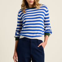 Ryann Blue Stripe Sweater