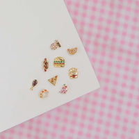 Lunch Is On Us Stud Set