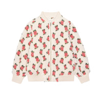 The Zip Front Rose Bomber