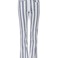 Le Crop Mini Boot Striped