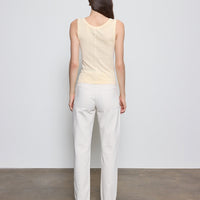Supima Baby Rib Tank Flan