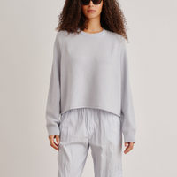 Riya Saddle Crewneck Whisper