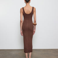Silk Knit Tank Dress