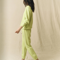 The College Sweatshirt Lime