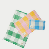 Murphy Gingham Pouch Set
