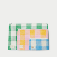 Murphy Gingham Pouch Set