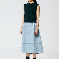 Acid Iceberg Denim Skirt