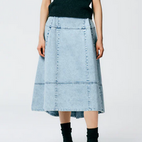 Acid Iceberg Denim Skirt