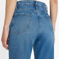 Le Jane Crop Raw Fray