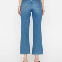 Le Jane Crop Raw Fray