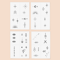 Temporary Tattoo Set