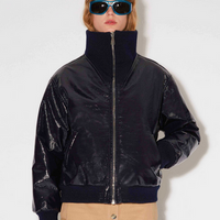 Lolita Vinyl Bomber Jacket