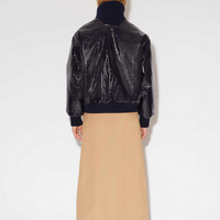 Lolita Vinyl Bomber Jacket