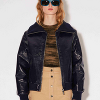 Lolita Vinyl Bomber Jacket