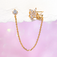 Enchanted Wings Ear Cuff + Stud