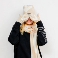 Patchwork Heart Cashmittens